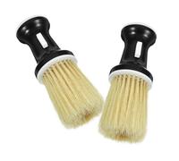 VALICLUD 2 Pièces Brosse à cou de nettoyage des cheveux brosse plumeau pour le cou Brosse de cou de coiffure pour la barbe Brosse à coutume de cou pour le front Laine de nylon