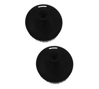 VALICLUD 2 Pièces Brosse De Nettoyage Du Visage Soin Du Visage Nettoyant Appareil De Nettoyage Du Visage Brosse Faciale Nettoyage De La Peau Gommages Visage En Silicone Gel De Silice Noir