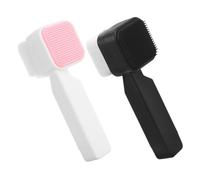 VALICLUD 2 Pièces Brosse Pour Le Visage Brosse Faciale Brosse Nettoyante Visage Scrubber Laveur De Visage Soin Du Visage Simple Exfolier Nettoyage Purifier Gel De Silice