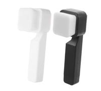 VALICLUD 2 Pièces brosse pour le visage Doux Brosse à face simple exfoliant nettoyage peau sensible épurateur de visage en silicone laveur de visage en silicone pour hommes Gel de silice