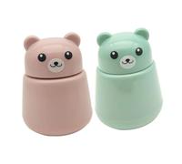 VALICLUD 2 pièces Broyeur de Pilules Portable Manuel Ours Petit Broyeur à Comprimés Multifonction pour Usage Domestique et Garçon Fille Accessoire Pratique pour Médicaments