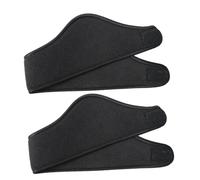 VALICLUD 2 pièces Cache-oreilles Polaire Unisexe Bandeau Élastique Chauffant Respirant pour Sports Extérieurs Hiver Automne