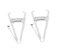 VALICLUD 2 pièces Calibre de Graisse Outil de Mesure pour Hommes et Femmes Étrier à Peau pour Analyser Taux de Graisse