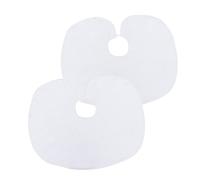 VALICLUD 2 Pièces Cape de Coiffure Imperméable Tablier de Couleur et Coupe pour Coiffeur à Domicile et Salon Blanc