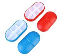 VALICLUD 2 Pièces Capsule Medicine Box organisateur de tablette conteneur de voyage de pilule contenant de organisateur de organisateur de voyage pour