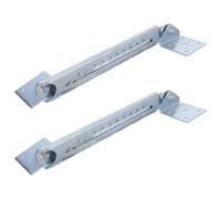 VALICLUD 2 Pièces Charnière de Meuble Réglable Charnière de Levage du Lit Acier Galvanisé 10 Positions Argenté pour Lit de Massage et Table de Massage Support Stable pour Professionnels