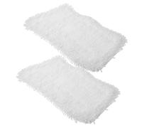 VALICLUD 2 Pièces Couverture de vadrouille à Vapeur tête de Recharge de vadrouille de Remplacement de vadrouille Accessoire de vadrouille de Remplacement Fibre Blanche