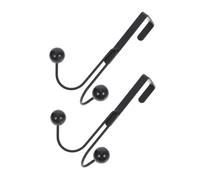 VALICLUD 2 pièces Crochets Porte Double Tête Sans Clou Organisateur Suspendu Multifonction pour Manteaux et Vêtements Finition et Capacité Renforcée Adapté à Divers Styles Décoratifs