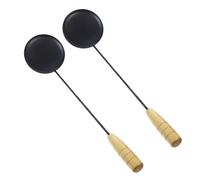 VALICLUD 2 pièces Cuillère de Cuisine Antiadhésive Forgé Manche Long Confortable Spatule de Friture pour et Snacks Résistante et Polyvalente pour Usage Domestique et Professionnel