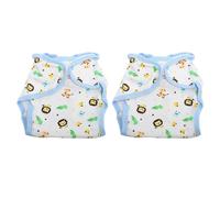 VALICLUD 2 Pièces Culottes D'apprentissage en Coton Motif Cartoon, Couche-culotte Lavable pour Bébé, Couche Imperméable et Protection Anti-fuite, pour L'apprentissage Propreté
