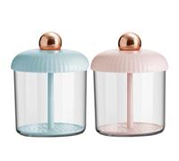 VALICLUD 2 Pièces Distributeur Mousse pour Nettoyage Visage Lot de Cups Poudrées Doré Doré Créateur de Mousse Rapide pour Demaquillage et Nettoyage Profond Peau