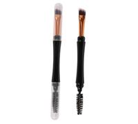 VALICLUD 2 pièces Double Embout Pinceau Maquillage et Peigne à Cils Outil Cosmétique et Confortable pour Femmes Brosse Fine et Maniable Usage Pratique et Cadeau