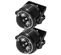 VALICLUD 2 Pièces en ABS Noir avec Installation Rapide de Navigation Précis pour Voiture et Bateau pour en Plein Air en Kayak et Voilier