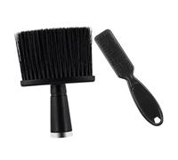 VALICLUD 2 Pièces Ensemble De Brosses à Poussière De Cou Brosse De Nettoyage De Barbier Brosse De Barbier Plumeau Pour Le Cou Brosse De Rasage De Salon De Coiffure Blaireau Fibre De Laine