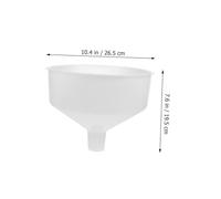 VALICLUD 2 pièces Entonnoir de Cuisine Multi-usage Grand Format pour Remplissage Exact de Bouteilles Huile Vin Boissons et Poudres Stable et Résistant Aux Éclats