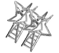 VALICLUD 2 Pièces épingle à cheveux pentagramme griffe élégant rose Clips de cheveux étoiles mesdames Clip à cheveux d'étoile coups de cheveux Alliage de zinc Silver