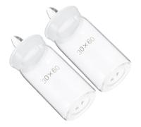 VALICLUD 2 Pièces Flash De Pesée De Haut Support De Pesée Laboratoire Simple Expérience Cylindres Petit Bouteilles De Pesée Expérimentales Chimie Supports De Pesée Un Verre Transparent
