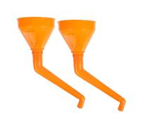 VALICLUD 2 pièces Funnel à Carburant Entonnoir Pratique pour Huile Essence et Kérosène Compatible et Automobile Orange