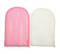 VALICLUD 2 pièces Gants Exfoliants pour Corps Gants de Bain Microfibre pour Gommage et Nettoyage Doux et Efficaces pour Éliminer Impuretés Riches Mousse Adaptés à Toutes Peaux