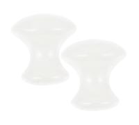 VALICLUD 2 Pièces Gratter La Planche De Massage Champignons Masser Les Rochers Outil De Masseur De Pied Outil De Massage Grattage Guasha Quartz Rose Blanche