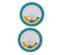 VALICLUD 2 Pièces Index De Corporelle Bmi Tableau De Calcul De L'imc Écailles De Salle De Bain Outil De Mesure De L'imc Roue D'imc Tableau De L'indice Imc Féminin Plastique