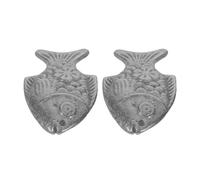 VALICLUD 2 Pièces Iron Fish Cooking Tool Cast Iron Vegan Kitchen Utensil For Athletes Pregnant Women Vegetarians And Children