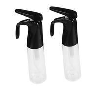 VALICLUD 2 pièces Lot de Flacons Pulvérisateurs Rechargeables Brumisateur Plastique Transparent à Fine Brume pour Coiffure Hydratation Cheveux Soin Peau et Pulvérisation Plantes