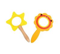 VALICLUD 2 pièces Loupe pour Garçon Fille Forme Lion et Étoile Déducation Précoce Loupe à Main pour Observation Nature Cadeau Dexploration Scientifique pour et Filles