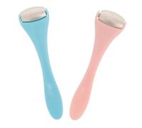 VALICLUD 2 Pièces Masser le de crème pour les yeux rouleau de glace visage rouleau à glace instrument de massage des yeux outil de sculpture faciale rouleau oculaire Plastique