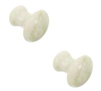 VALICLUD 2 Pièces Masseur Aux Pierres De Champignons Brosse Corporelle Pour Ride Massage Du Visage Masseur Facial En Forme De Champignon Pierre De Massage En Forme De Champignon Jade