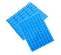 VALICLUD 2 pièces Moule Silicone Rectangle Cavités pour Caramel Glaçons Chocolat et Pâtisserie Lot de Moules DIY pour Biscuits et Gâteaux Polyvalents