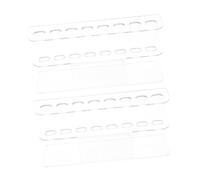 VALICLUD 2 Pièces Organisateur d'outils de nail art Porte-nail art stand acrylique support d'étagère Tiptes de cils étalon Transparent