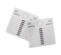 VALICLUD 2 Pièces Outil De Greffe De Cils Fournitures Techniques Pour Les Cils Planche De Rangement Pour Greffe De Cils Support D'extension De Cils Présentoir De Faux Cils Blanche Acrylique