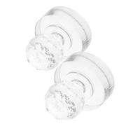 VALICLUD 2 Pièces Outil de pressage en poudre tampon à poudre pressée outil de fard à joues bricolage joint en poudre pressée gadget de maquillage Acrylique Transparent