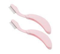 VALICLUD 2 Pièces Outils pour Sourcils et Cils Peignes Portables pour Sourcils et Brosser Cils Pratique pour Usage à Domicile et Voyage