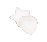 VALICLUD 2 pièces Palette de Présentation Ongles Résine Cœur et Étoile Blanche Planche Mixage Couleurs et Support Nail Art pour Manucure et Décoration Bureau