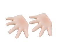 VALICLUD 2 Pièces Palm Shape Wall Hooks Resin Hand Sculpture Floating Shelf for Bathroom and Home Decor Artistic Hands Wall Mount Storage Rack