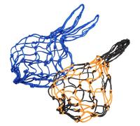 VALICLUD 2 Pièces Paquet à Ballons en Filet, Conteneur de Rangement pour Ballons, Bleu, Polypropylène, Structure Stable, Filet Épaissi, Confortable à Porter, pour Football et Volley-Ball