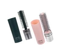 VALICLUD 2 Pièces peigne portatif balayette pinceau petite brosse ronde pour brushing peigne de voyage pour femme brosse pour brushing peigne à cheveux brosse à cheveux bouclés abdos