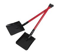 VALICLUD 2 Pièces Pelle à Cendres Longue Manche Métal pour Cheminée BBQ Poêle Jardinage Polyvalente