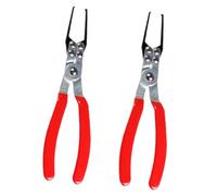 VALICLUD 2 pièces Pince Extraction Fusible et Relais Voiture Acier Chrome Vanadium Outil de Désassemblage avec Poignée Ergonomique Antidérapante Lot de Pinces Durables pour Réparation Auto