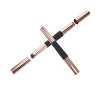 VALICLUD 2 Pièces Pinceau Silicone Double Embout Rétractable pour Maquillage Applicateur Correcteur et Lèvres Doux Léger et Portable pour Peaux Variées Kit Voyage et Retouches