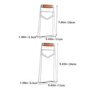 VALICLUD 2 Pièces Pinces à Assiettes Acier Inoxydable avec Poignée de Brûlure Pince Pliante pour Bol Chaud Plat Casserole Accessoire Cuisine pour Four Vapeur Friteuse à Air