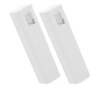 VALICLUD 2 Pièces Pompon de Cordon Blanc Tirette de Cordon de Store Carré Plastique et Fer pour Store Vénitien et Enrouleur Accessoire de Rideau