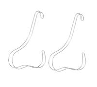 VALICLUD 2 pièces Présentoir Chaussures Talons Hauts Métal Inoxydable Antirouille Support Flexible Portable Réutilisable Rangement Gain de Place pour Maison et Boutique