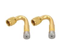 VALICLUD 2 pièces Rallonges de Valve à Degrés pour Pneu Adaptateurs de Valve pour Voitures et Accessoire de Gonflage Pratique