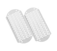 VALICLUD 2 Pièces Râpe à Pied Grattoir Maïs Spa Déposer Calleux Épurateur De Pied Sur Mort Incurvé Professionnel Rasoir Pierre Pédicure Silver Acier Inoxydable