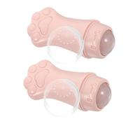 VALICLUD 2 Pièces Rollers De Massage Visage Patte De Chat Outils De Beauté Compacts Pour Soin Massage Facial Doux Anti-poches Adapté à Toutes Facile à Nettoyer Et à Emporter