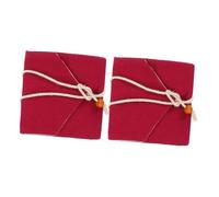 VALICLUD 2 pièces Sacs Coton pour Bijoux Pochettes de Rangement Élégantes pour Perles Bouddhistes Pochons Multi-usages pour et Bonbons Lot