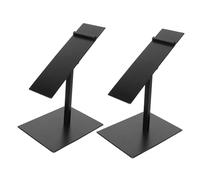 VALICLUD 2 Pièces Shoe Display Rack For Shop Adjustable Height Metal Shoe Risers Stand For High Heels And Stylish Footwear Space Saver And Shopping Malls Matte